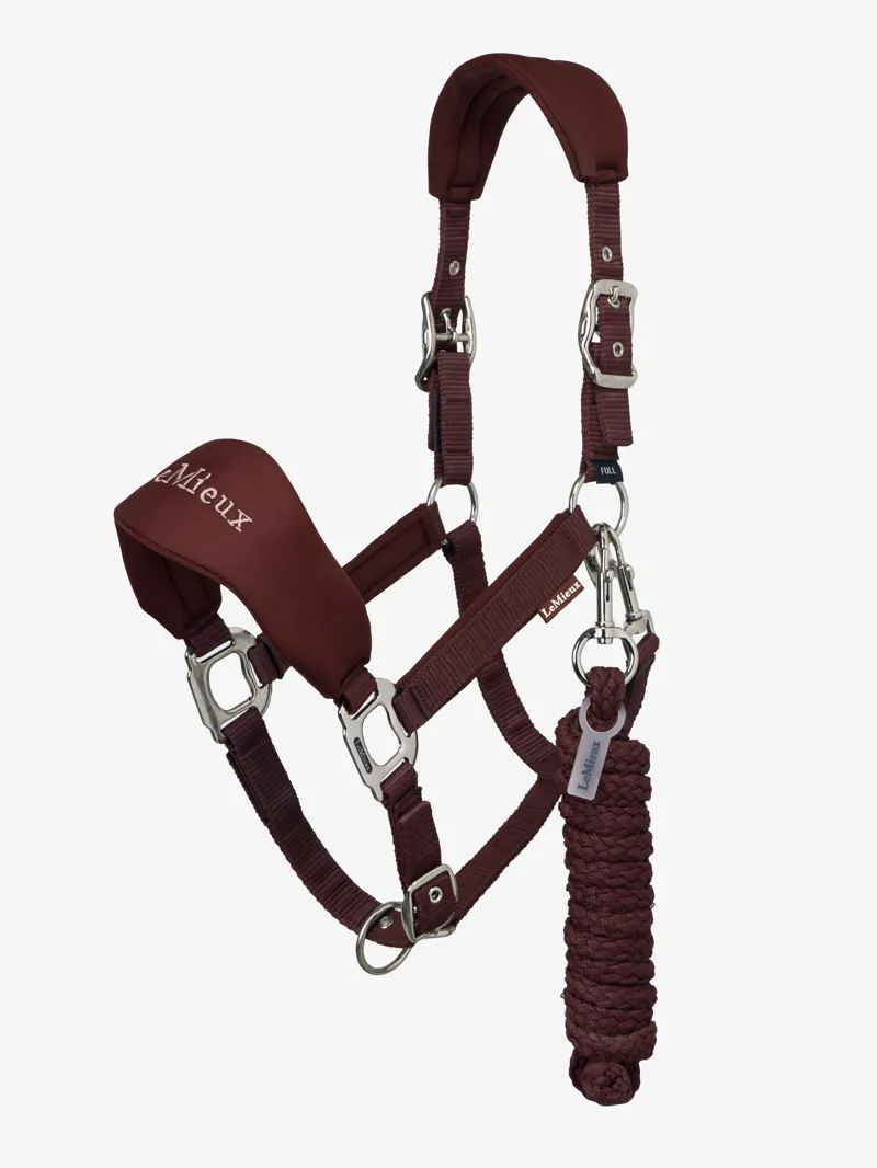 LeMieux Breakaway Vogue Headcollar and Leadrope - Bramble-1