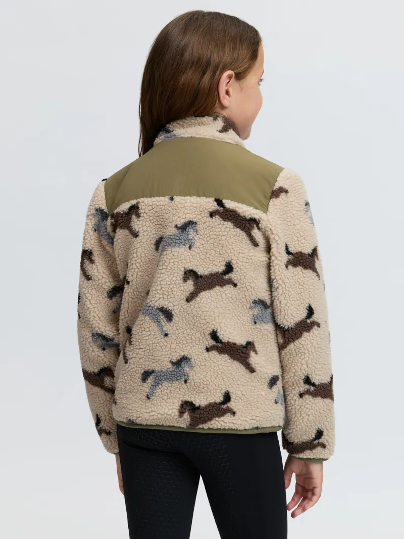 LeMieux Mini Theo Pony Fleece - Willow Green-1