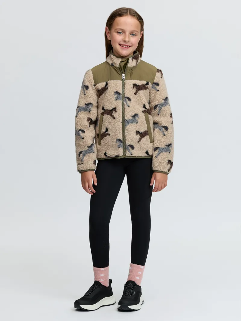 LeMieux Mini Theo Pony Fleece - Willow Green-3