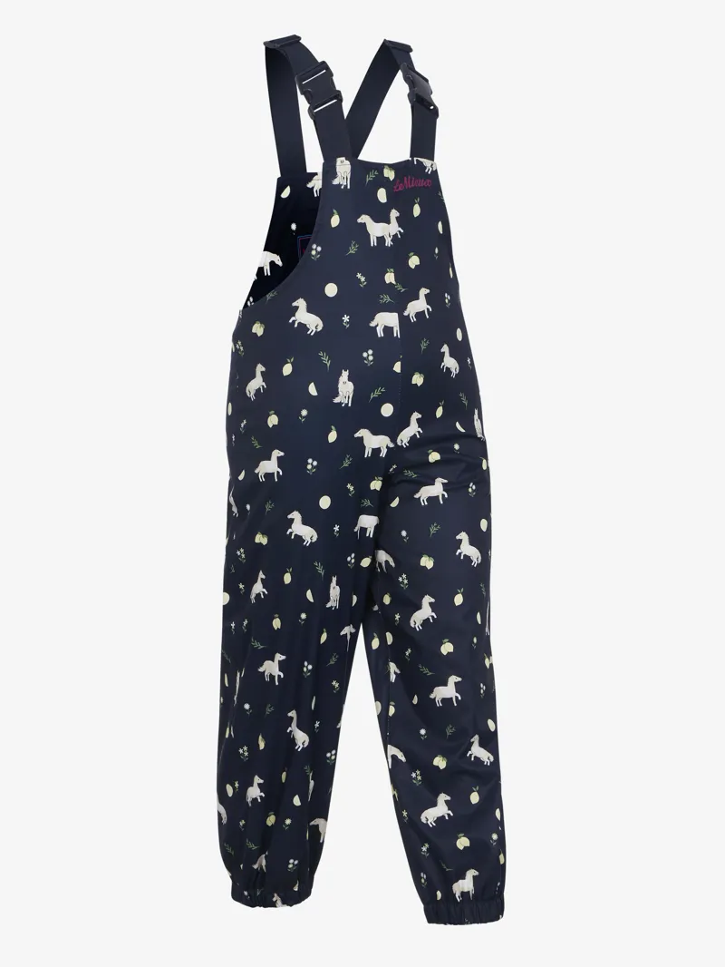 LeMieux Mini Pippin Splash Dungarees - Navy-3