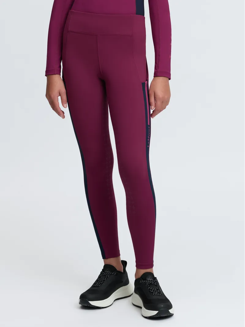 LeMieux Young Rider Orla Pull Ons - Blackberry-3
