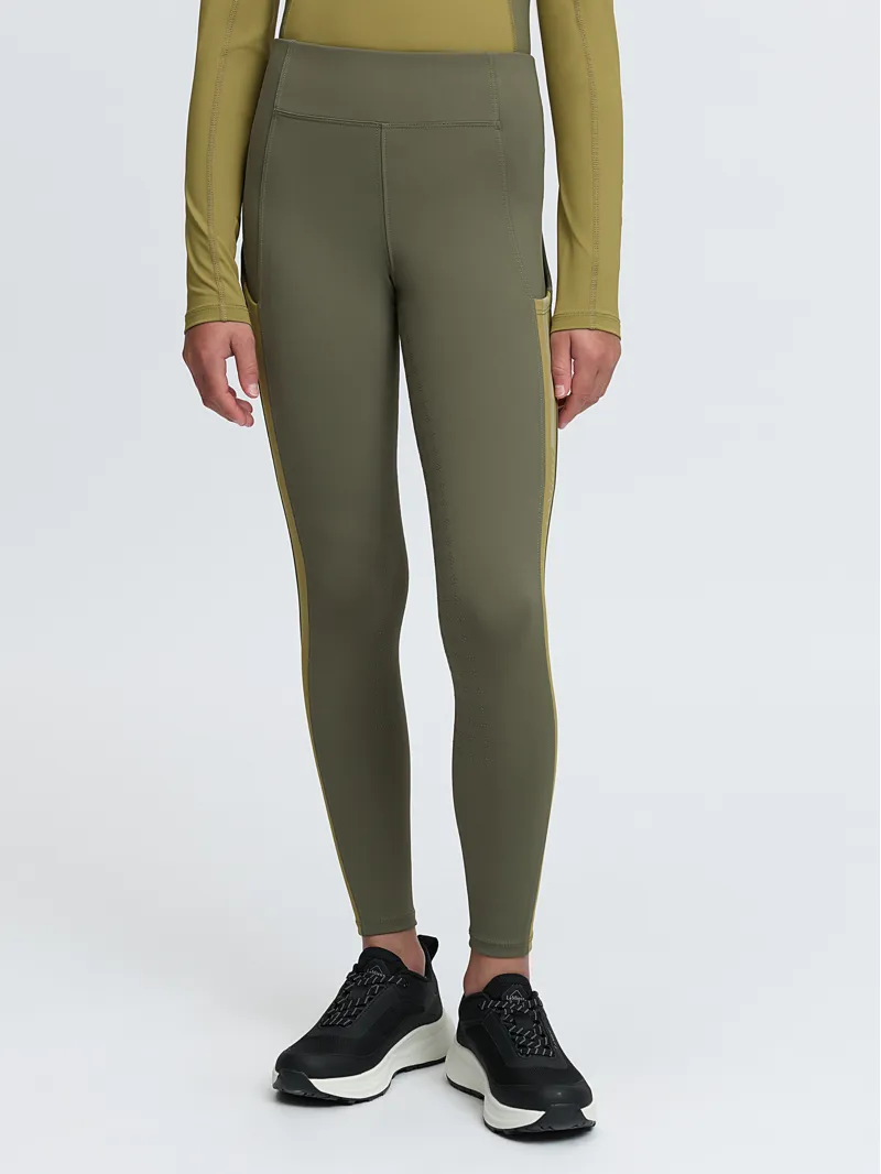 LeMieux Young Rider Orla Pull Ons - Willow Green