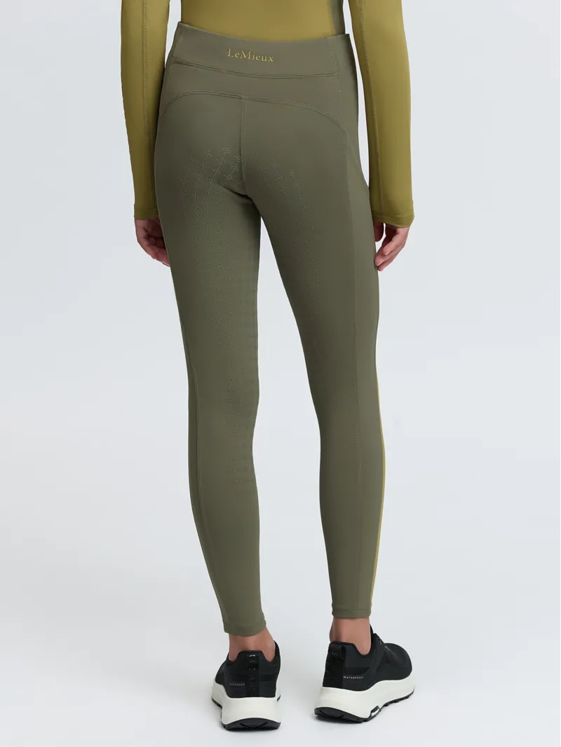 LeMieux Young Rider Orla Pull Ons - Willow Green-1