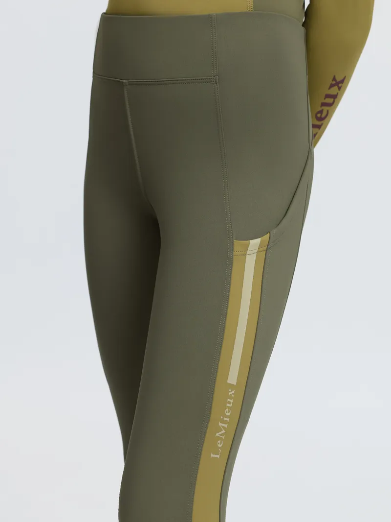 LeMieux Young Rider Orla Pull Ons - Willow Green-4