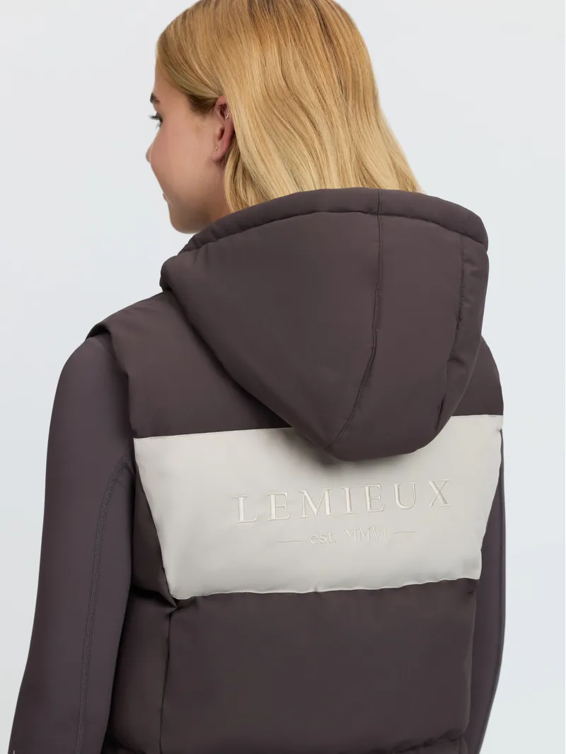 LeMieux Young Rider Joey Hooded Gilet Cocoa-7