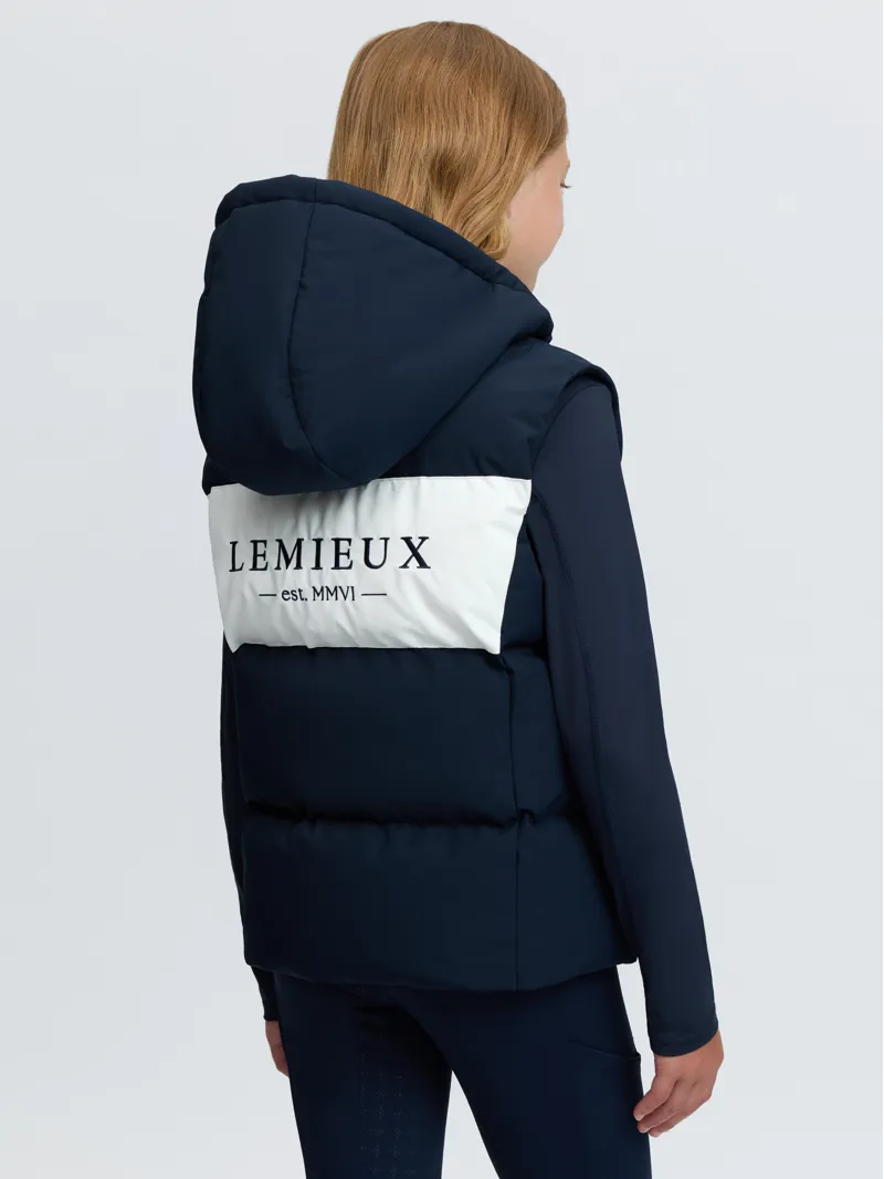 LeMieux Young Rider Joey Hooded Gilet Navy-1
