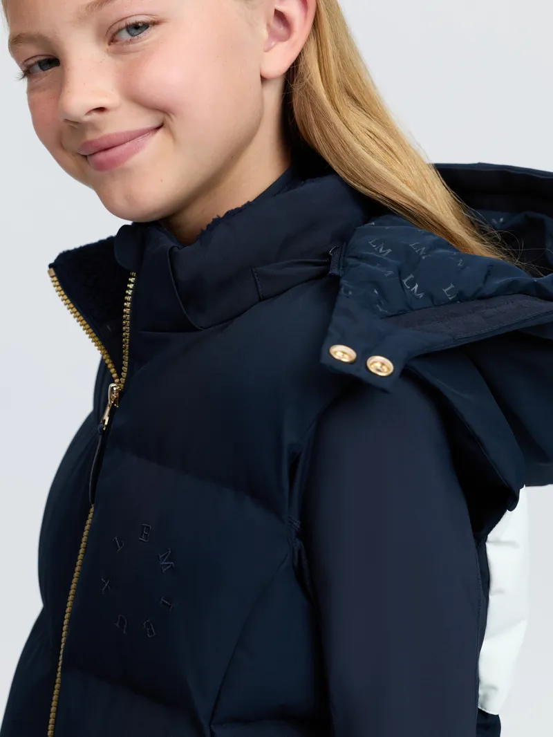 LeMieux Young Rider Joey Hooded Gilet Navy-2