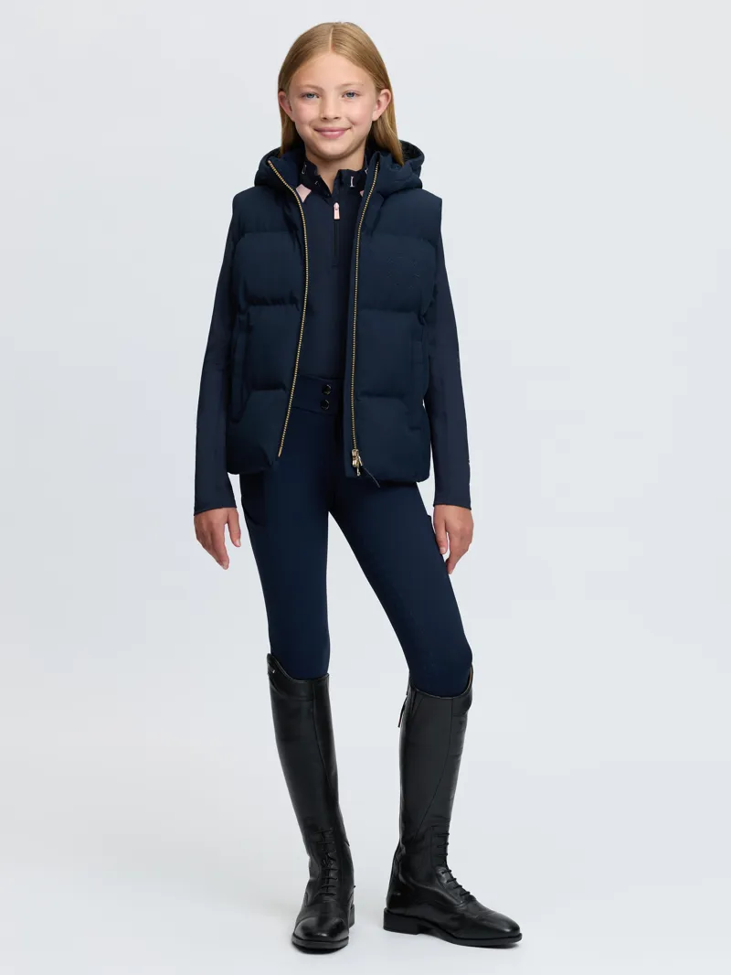 LeMieux Young Rider Joey Hooded Gilet Navy-6