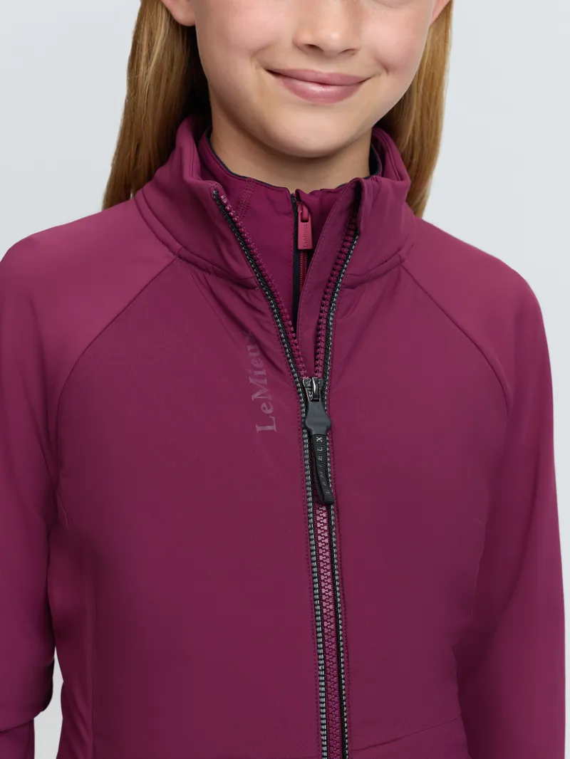LeMieux Young Rider Betty Lightweight Jacket Blackberry-2
