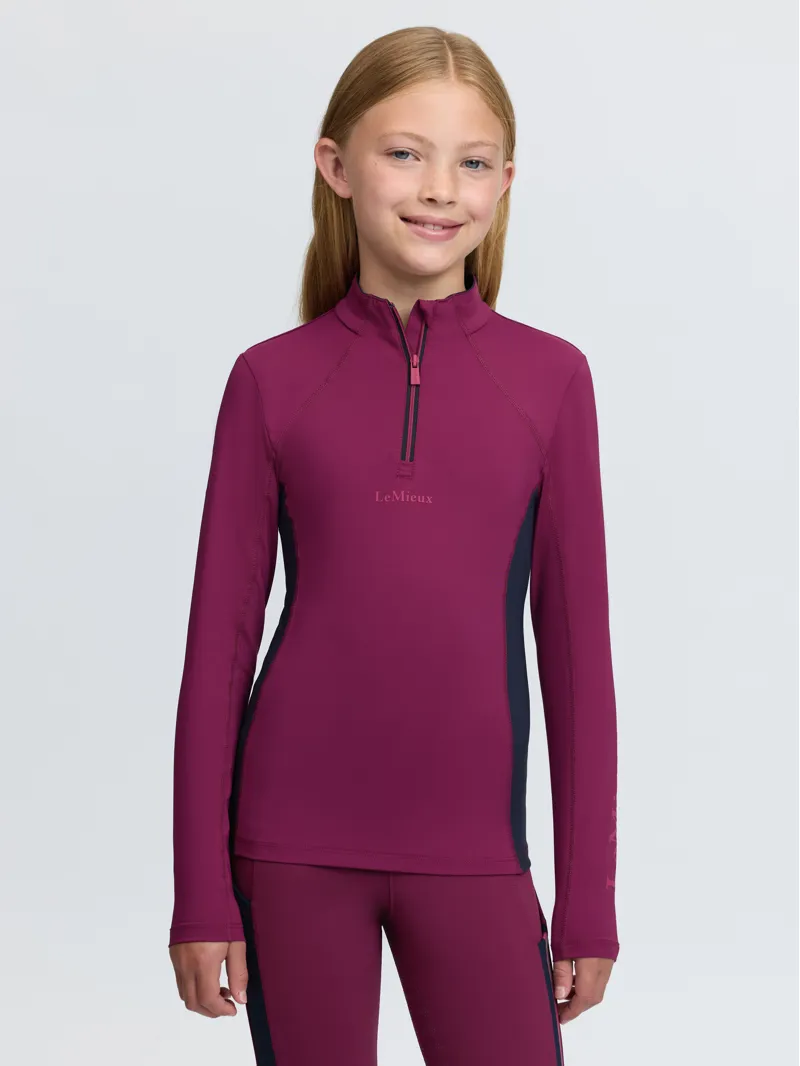 LeMieux Young Rider Classique Base Layer Blackberry