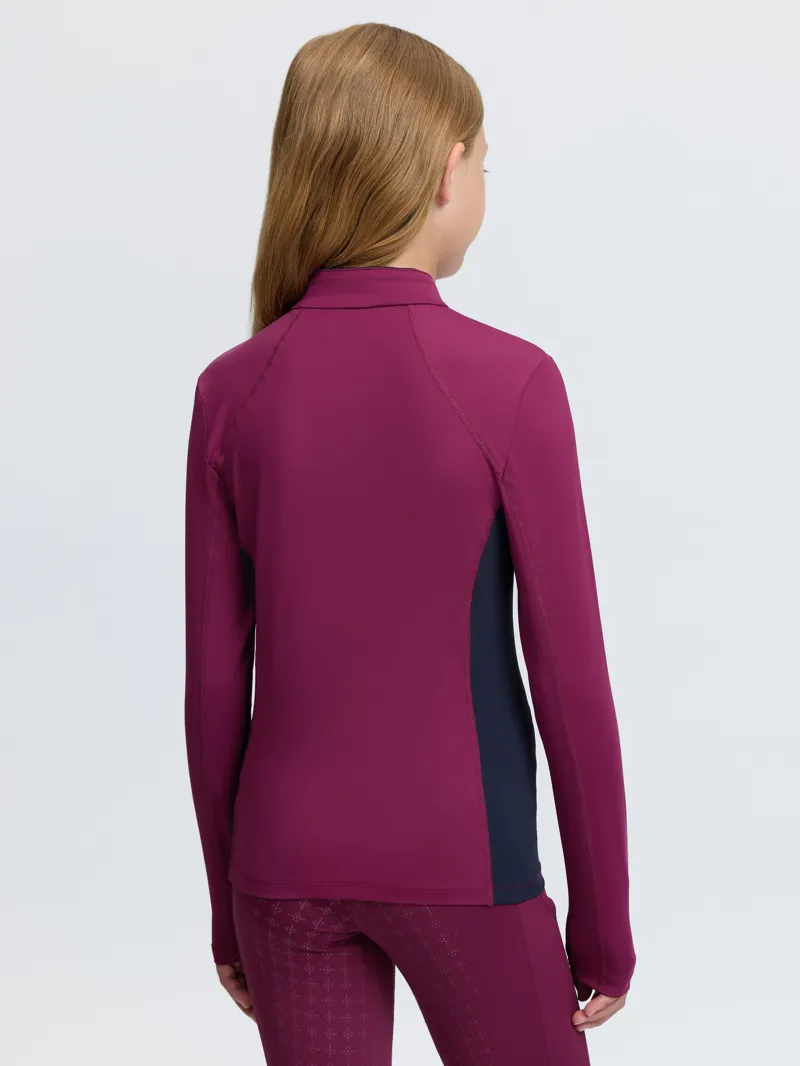 LeMieux Young Rider Classique Base Layer Blackberry-1