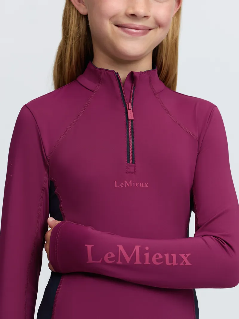 LeMieux Young Rider Classique Base Layer Blackberry-2