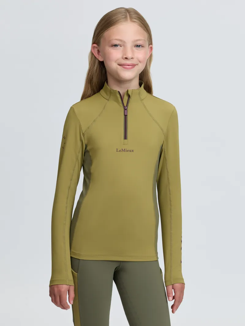 LeMieux Young Rider Classique Base Layer Gooseberry-1
