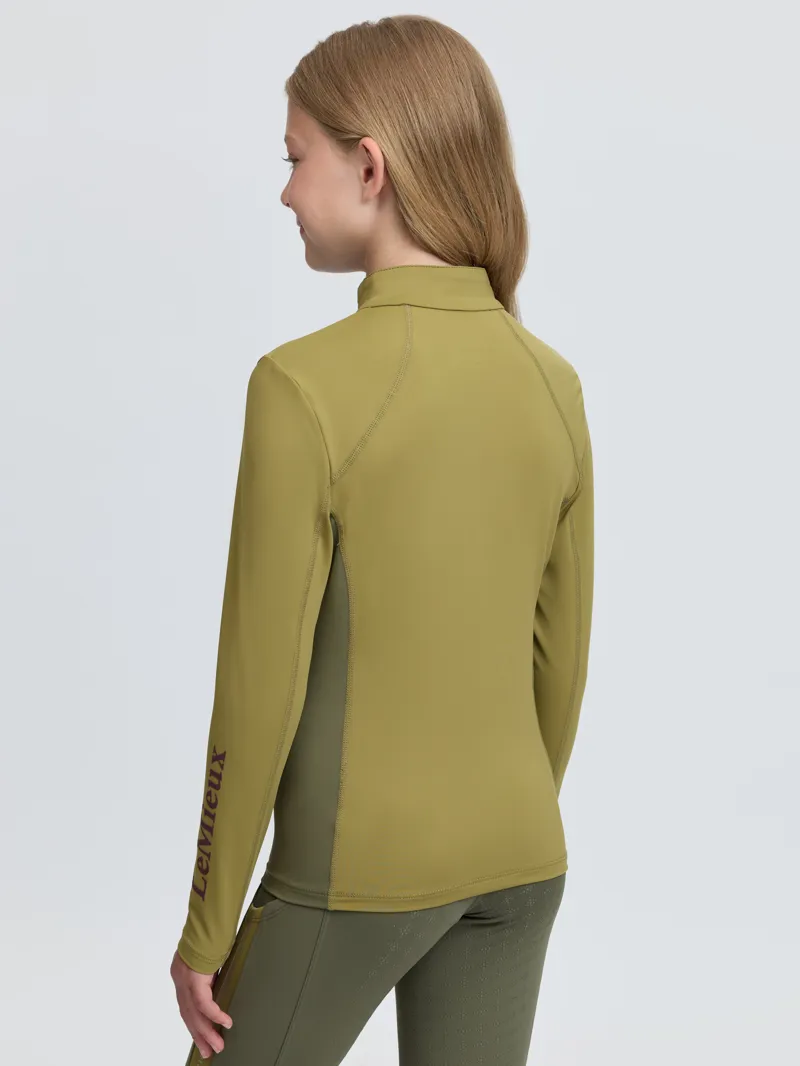 LeMieux Young Rider Classique Base Layer Gooseberry-2