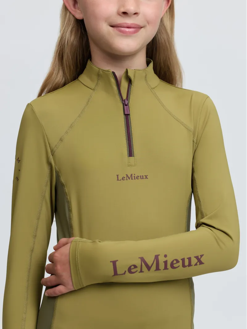 LeMieux Young Rider Classique Base Layer Gooseberry-4
