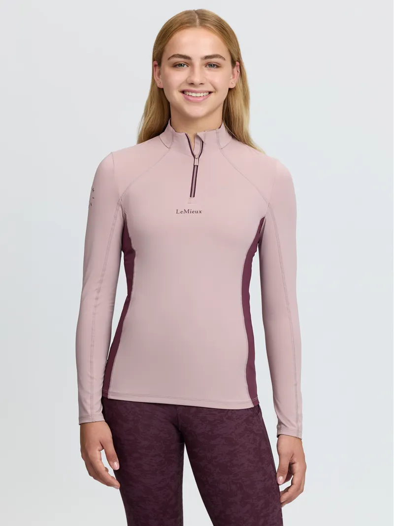 LeMieux Young Rider Classique Base Layer Wild Rose-1
