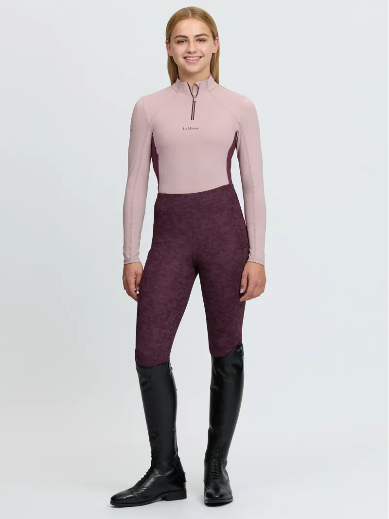 LeMieux Young Rider Classique Base Layer Wild Rose-5