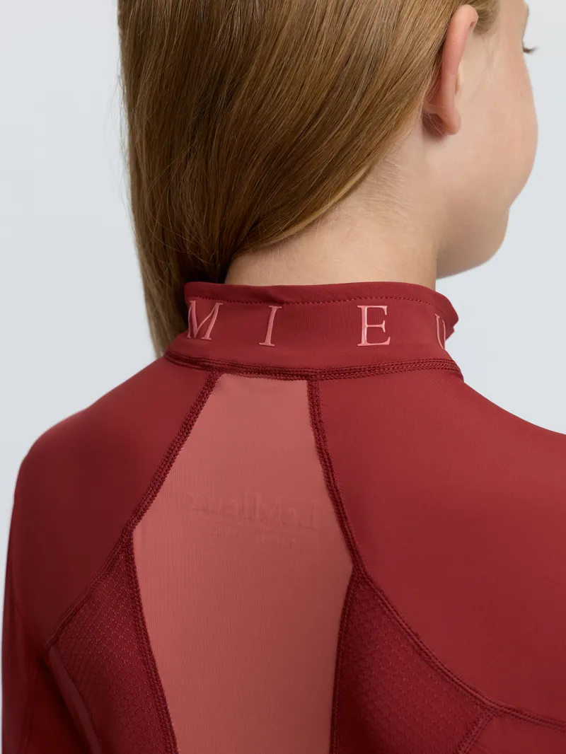 LeMiuex Young Rider Mia Mesh Base Layer Russet-3