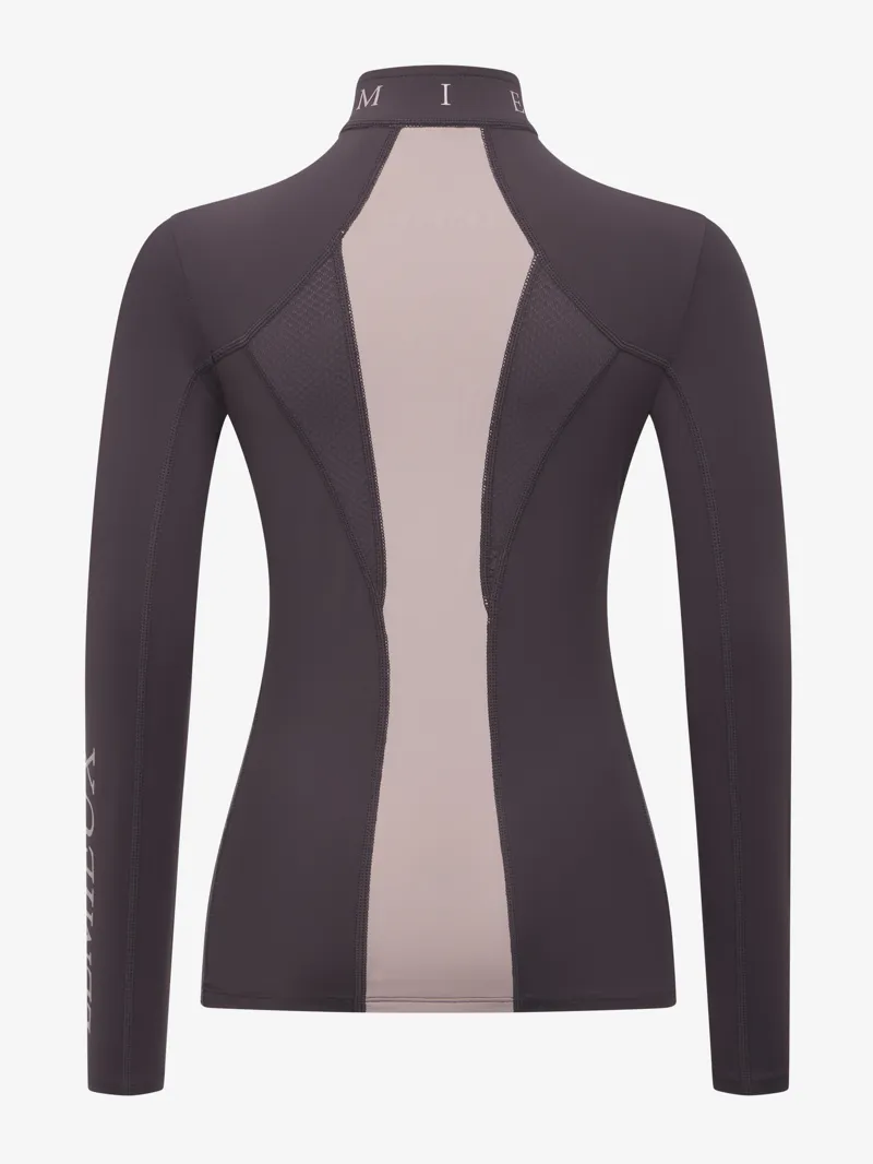 LeMieux Young Rider Mia Mesh Base Layer Cocoa-1