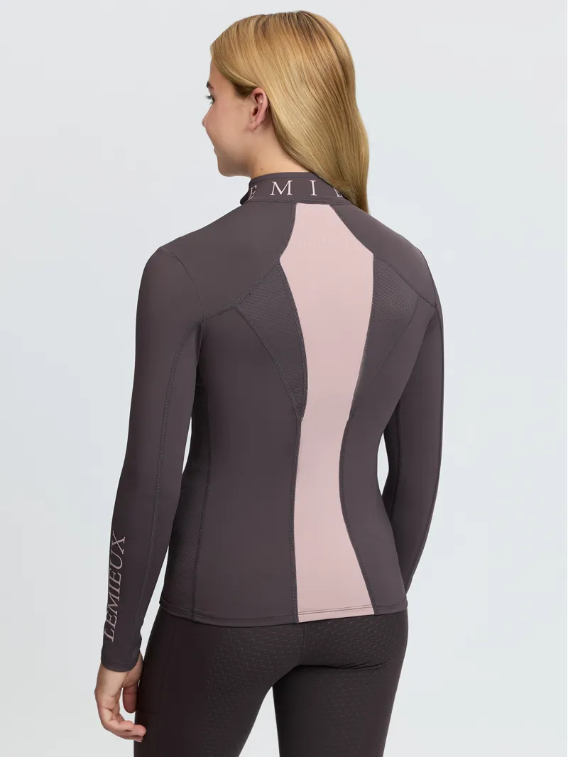 LeMieux Young Rider Mia Mesh Base Layer Cocoa-3