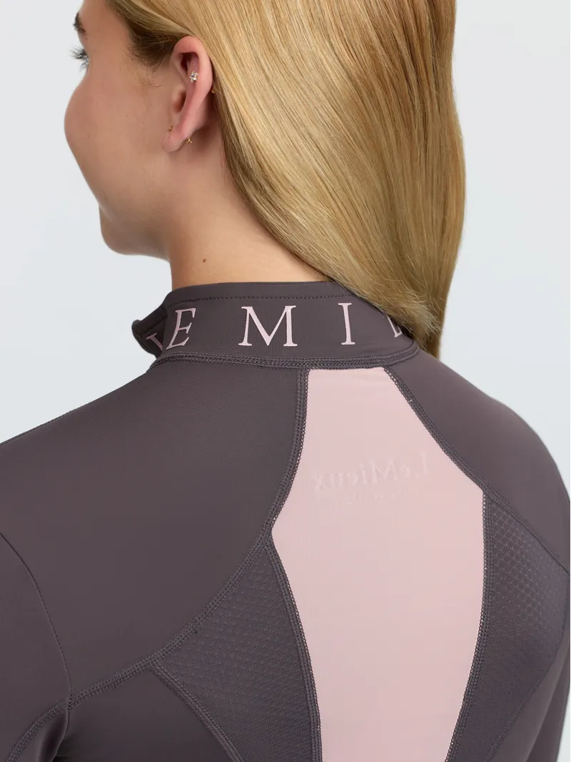LeMieux Young Rider Mia Mesh Base Layer Cocoa-5