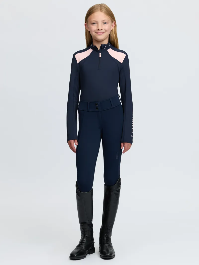 LeMieux Young Rider Mia Mesh Base Layer Navy-6