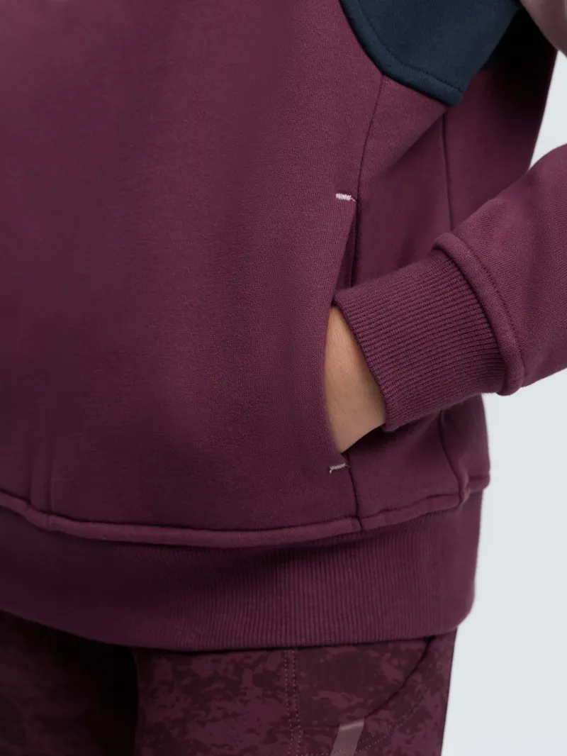 LeMieux Young Rider Viola Quarter Zip Sweat Bramble-3
