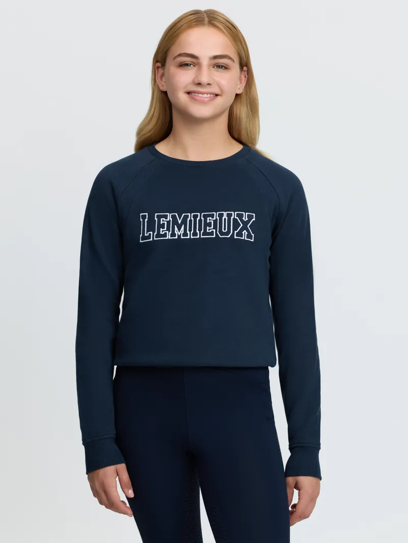 LeMieux Young Rider Shay Varsity Crew Navy