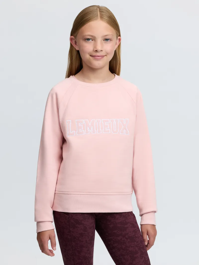 LeMieux Young Rider Shay Varsity Crew Petal