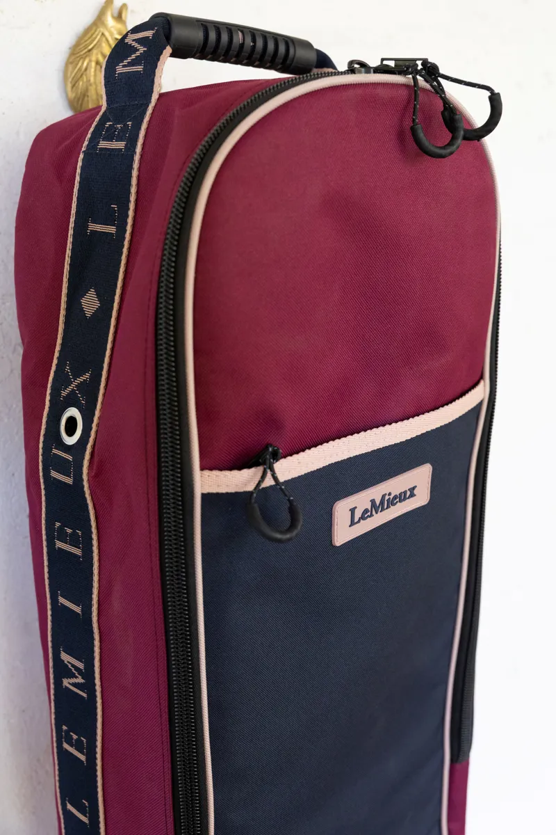 LeMieux Anatomical Bridle Bag - Blackberry-2