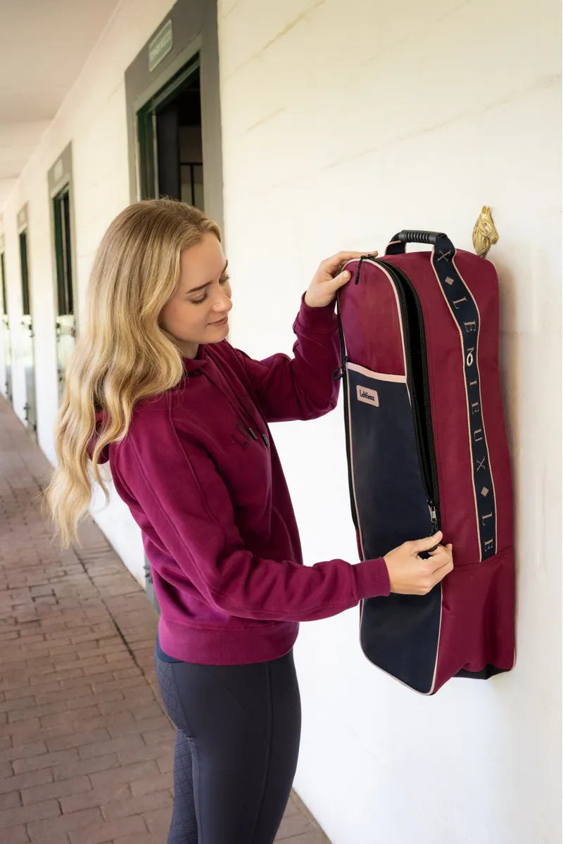 LeMieux Anatomical Bridle Bag - Blackberry-1