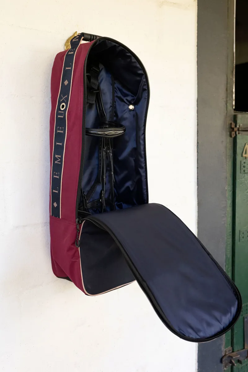 LeMieux Anatomical Bridle Bag - Blackberry-3