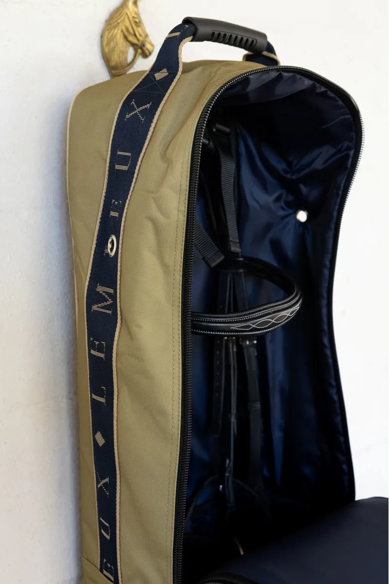 LeMieux Anatomical Bridle Bag - Gooseberry-2