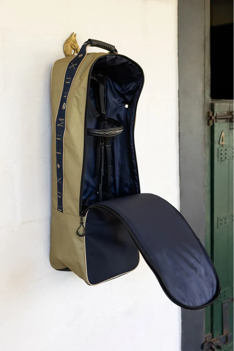LeMieux Anatomical Bridle Bag - Gooseberry-1