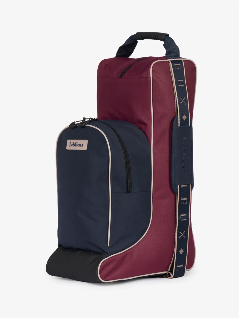 LeMieux Boot and Hat Bag - Blackberry