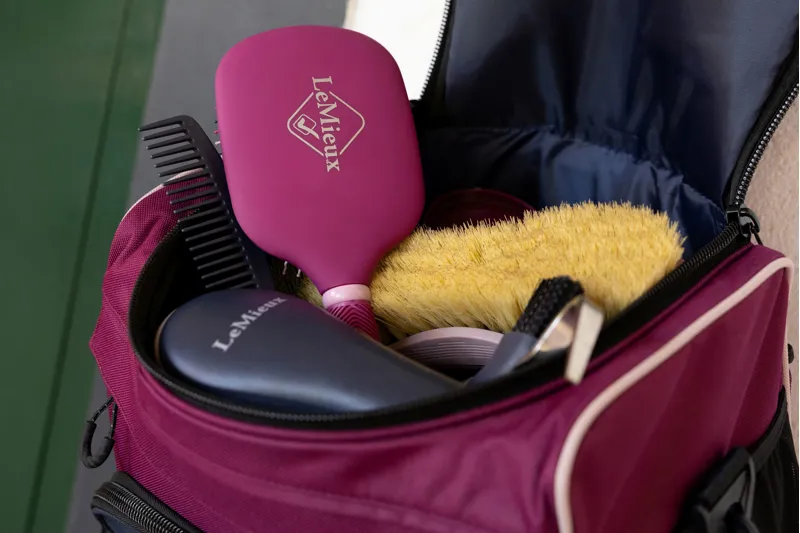 LeMieux ProKit Lite Grooming Bag - Blackberry-2