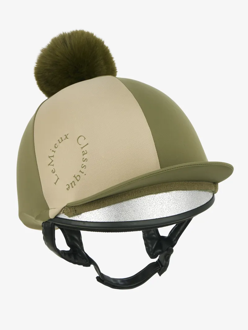 LeMieux Harlequin Hat Silk - Willow/Pear