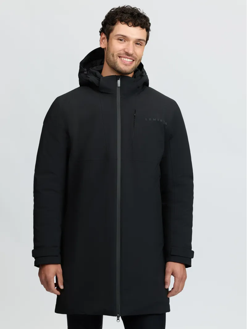 LeMieux Mens Waterproof Training Coat - Black-1