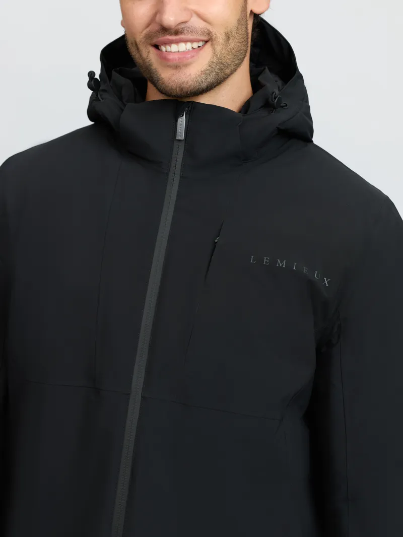 LeMieux Mens Waterproof Training Coat - Black-6