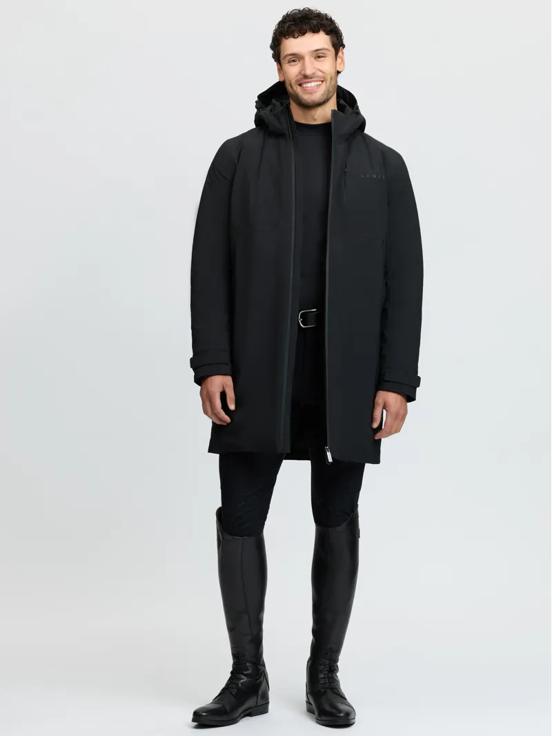 LeMieux Mens Waterproof Training Coat - Black-8