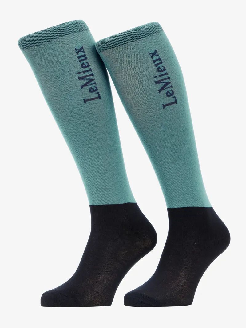 LeMieux Competition Socks 2 pack - Aloe