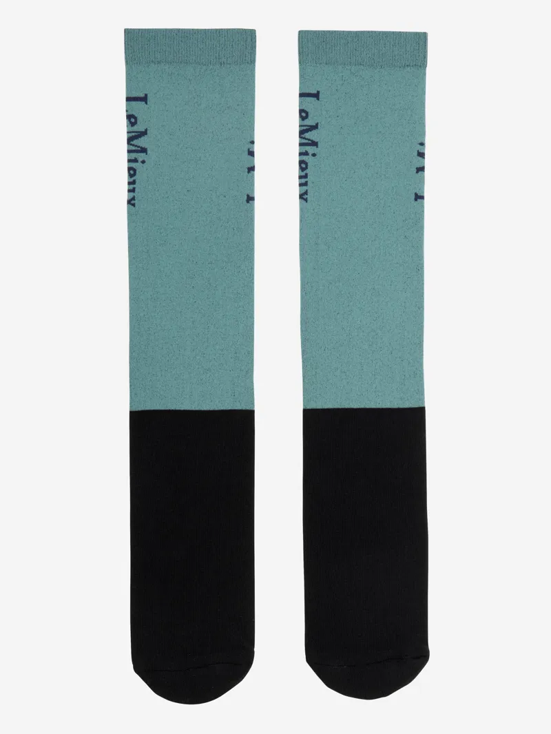 LeMieux Competition Socks 2 pack - Aloe-1