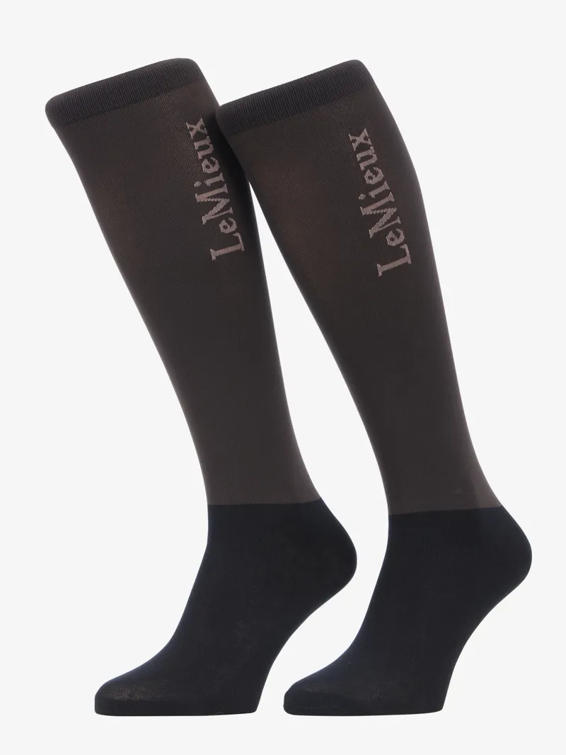 LeMieux Competition Socks 2 pack - Cocoa