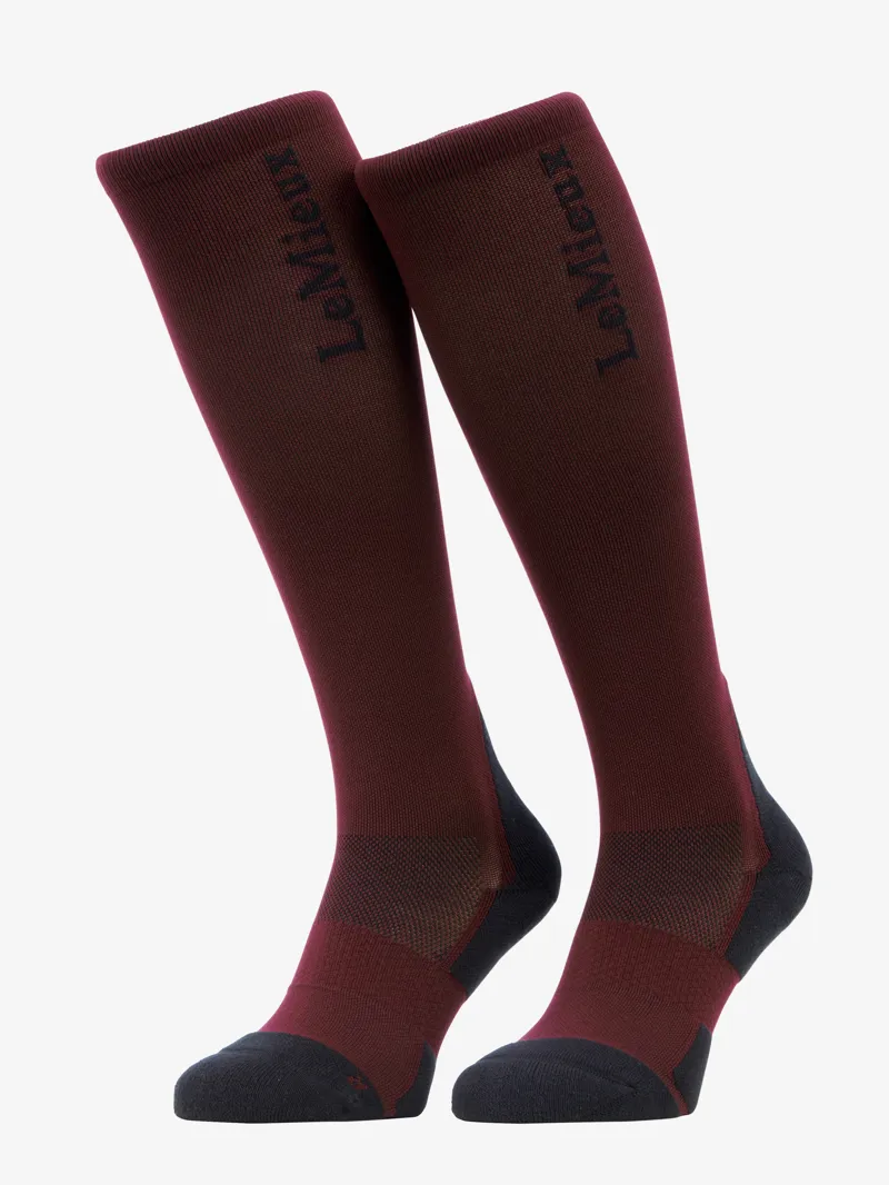 LeMieux Performance Socks - Bramble