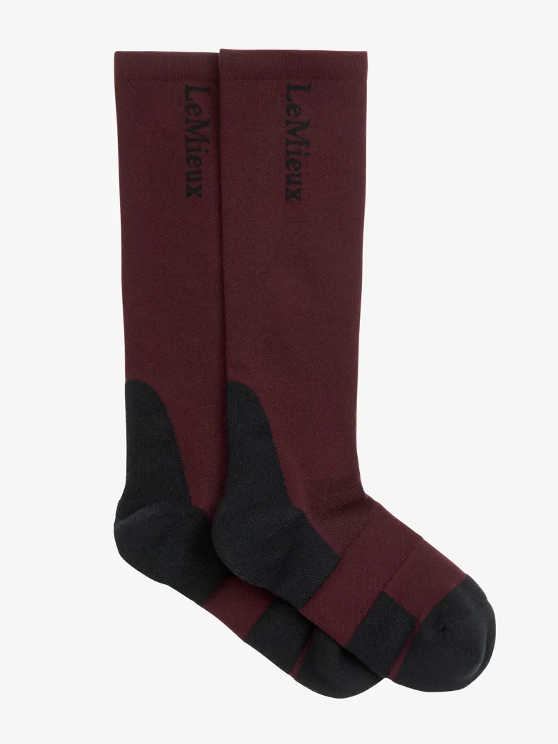 LeMieux Performance Socks - Bramble-1