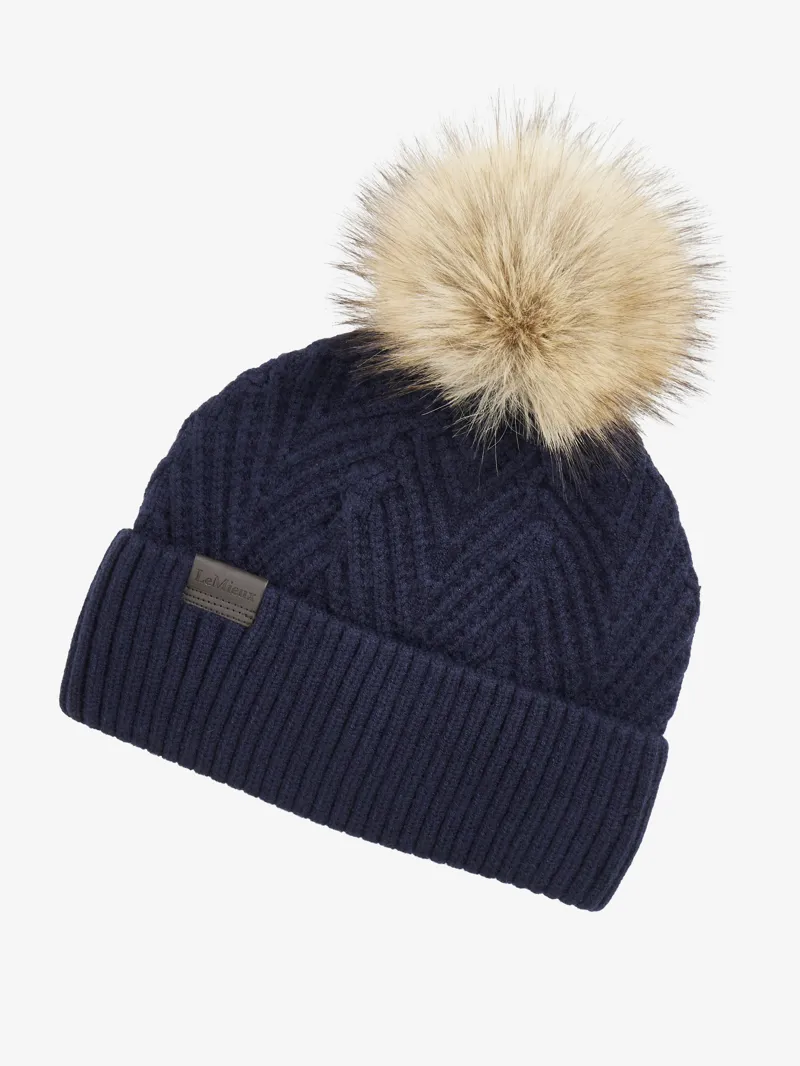 LeMieux Clara Kinit Beanie - Navy-1