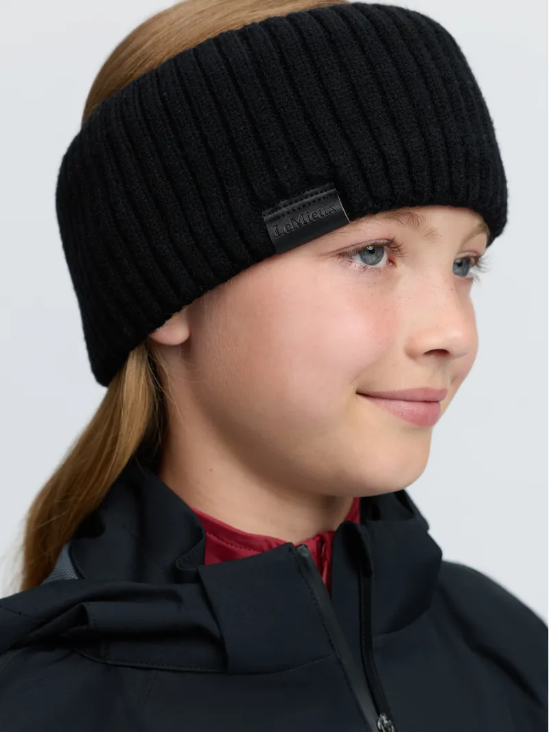 LeMieux Clara Rib Headband - Black-1