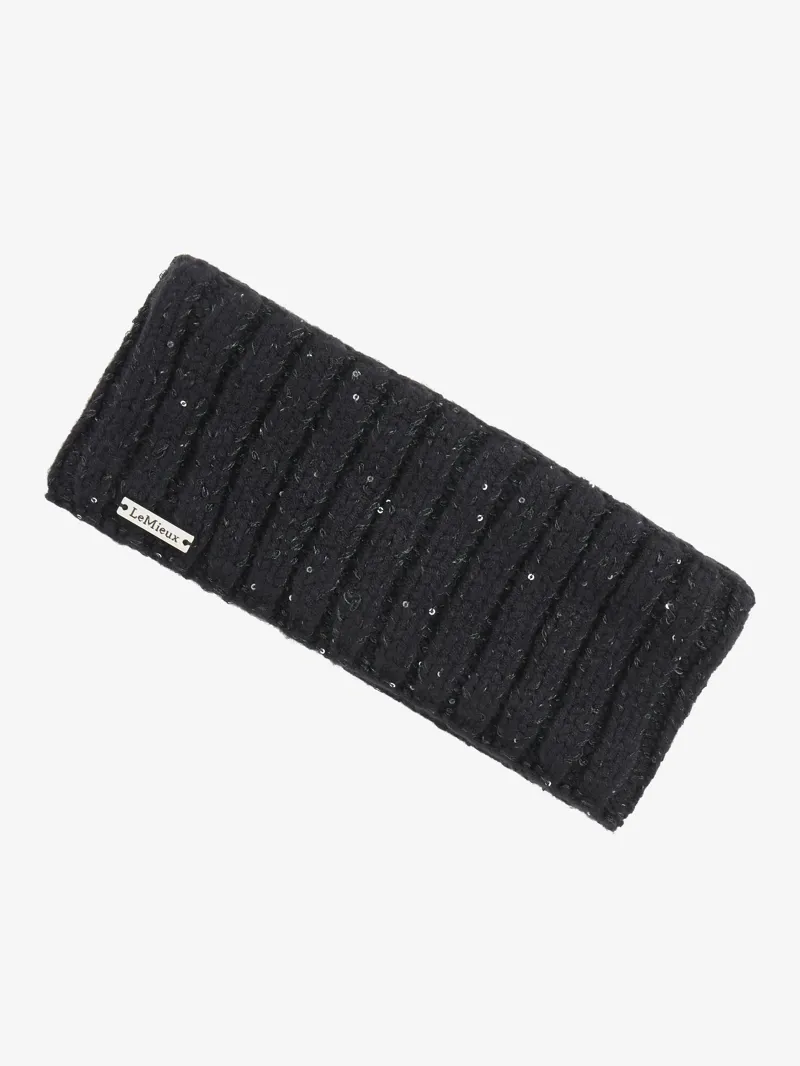 LeMieux Bernie Sequin Headband  - Black-1
