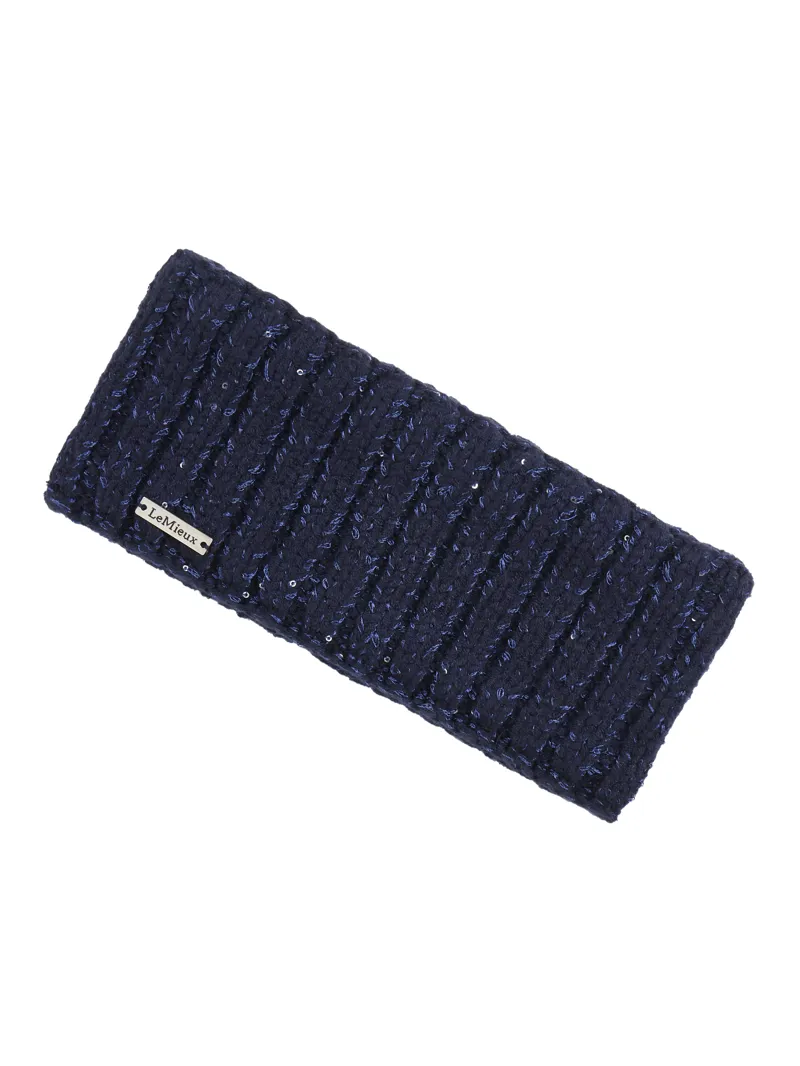 LeMieux Bernie Sequin Headband - Navy-1