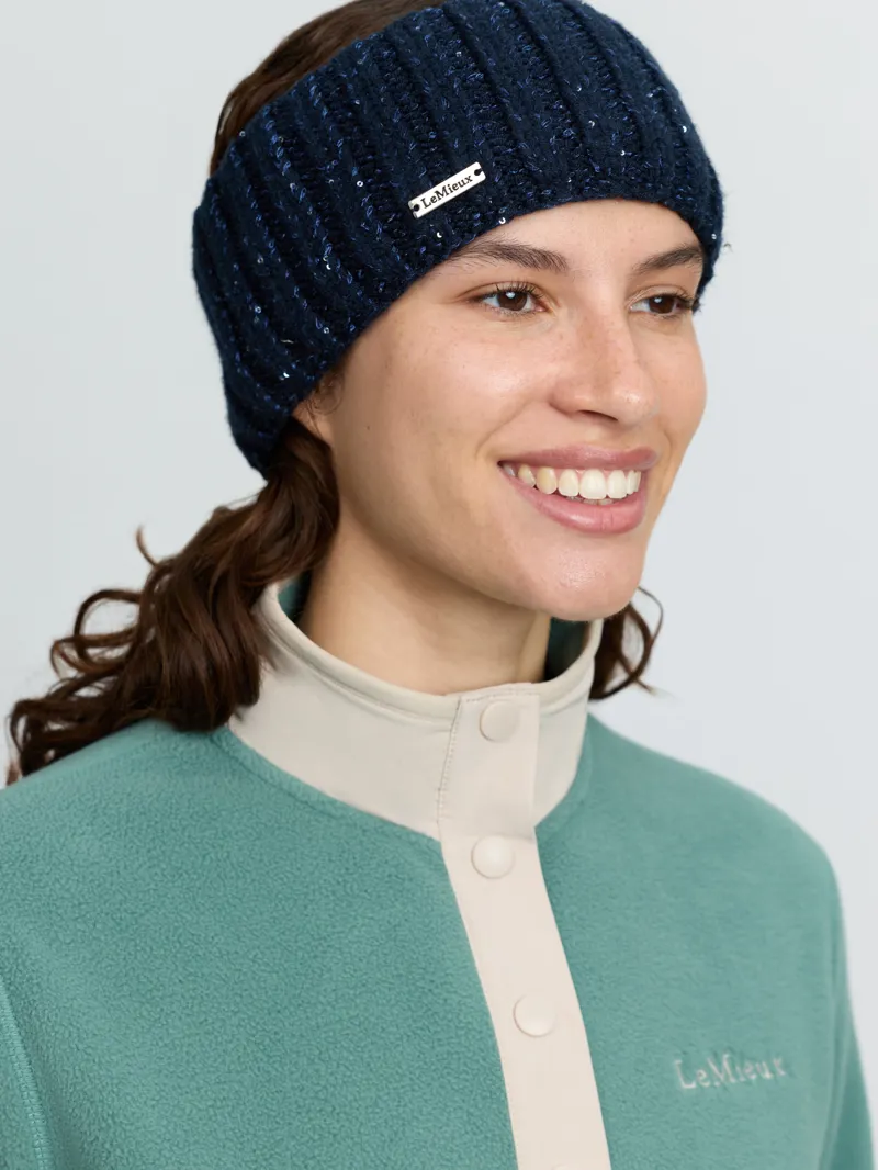 LeMieux Bernie Sequin Headband - Navy